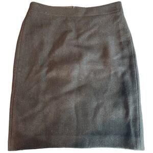 J Crew mercantile sz 2 wool blend black pencil skirt